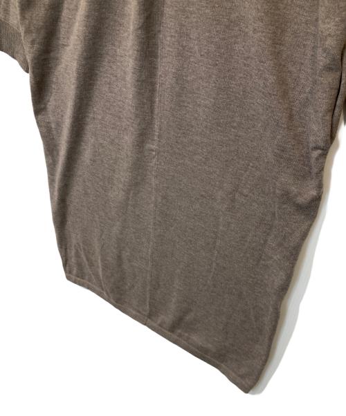 KUMIKYOKU（クミキョク）KUMIKYOKU (クミキョク) キーネックニット ワンピース　OPWXGW6470 ブラウン サイズ:3の古着・服飾アイテム