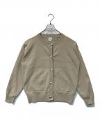 Spick and Spanスピック＆スパン）の古着「ウォッシャブクルーネックカーディガン 25-080-200-9011-1-0」｜ベージュ