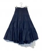SHE TOKYOシートーキョー）の古着「リサ ティアードスカート」｜ネイビー