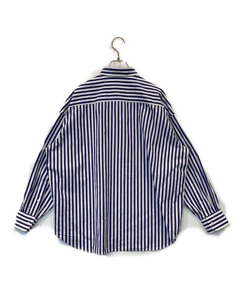 SHE TOKYO（シートーキョー）SHE Tokyo (シートーキョー) ストライプシャツ S-BL-Z01 ネイビー×ホワイト サイズ:FREEの古着・服飾アイテム