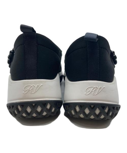 Roger Vivier（ロジェ ヴィヴィエ）Roger Vivier (ロジェ ヴィヴィエ) ヴィヴ ラン ファブリック バレリーナ ブラック サイズ:37の古着・服飾アイテム