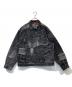 Supreme（シュプリーム）の古着「Archive Denim Jacquard Trucker Jacket アーカイブ デニムジャガード トラッカージャケット 」｜ブラック