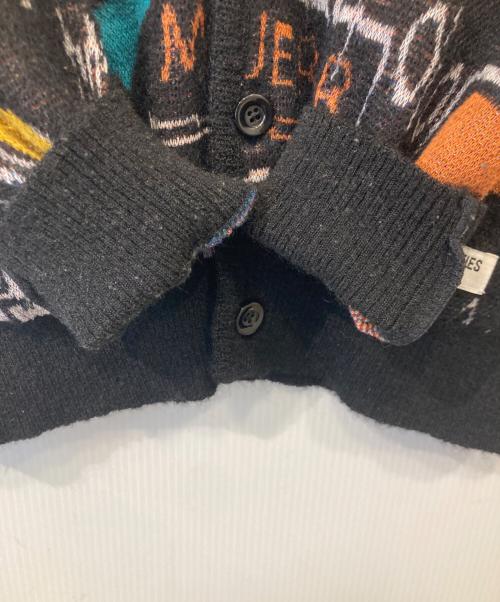 WACKO MARIA（ワコマリア）WACKO MARIA (ワコマリア) JEAN-MICHEL BASQUIAT (ジャン ミシェル バスキア) CARDIGAN (TYPE-2) カーディガン(タイプ2) BASQUIAT-WM-KN05 マルチカラー サイズ:Mの古着・服飾アイテム