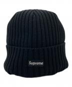 SUPREMEシュプリーム）の古着「ボックスロゴニット帽」｜ブラック