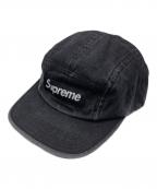 SUPREMEシュプリーム）の古着「Washed Chino Twill Camp Cap ウォッシュド チノ ツイル キャンプ キャップ」｜ブラック