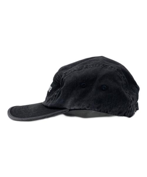 SUPREME（シュプリーム）Supreme (シュプリーム) Washed Chino Twill Camp Cap ウォッシュド チノ ツイル キャンプ キャップ ブラックの古着・服飾アイテム