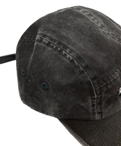 SUPREME（シュプリーム）Supreme (シュプリーム) Washed Chino Twill Camp Cap ウォッシュド チノ ツイル キャンプ キャップ ブラックの古着・服飾アイテム