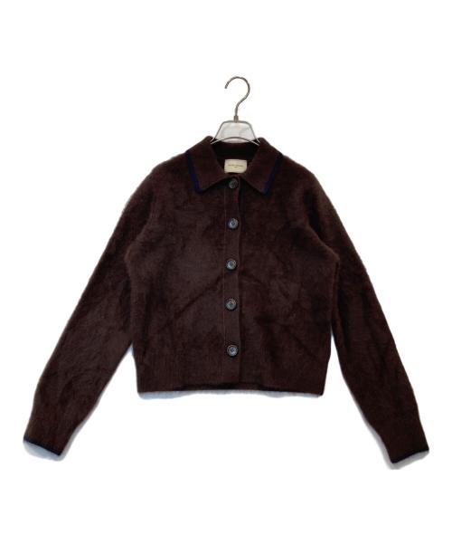 UNITED ARROWS（ユナイテッドアローズ）UNITED ARROWS (ユナイテッドアローズ) フォックスカシミヤ ニットポロ カーディガン 1528-1-042030 ブラウン サイズ:FREEの古着・服飾アイテム