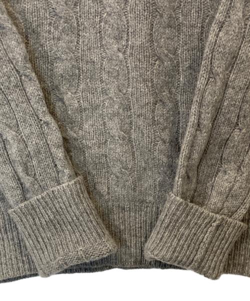 POLO RALPH LAUREN（ポロ・ラルフローレン）POLO RALPH LAUREN (ポロ・ラルフローレン) ケーブルニット グレー サイズ:Sの古着・服飾アイテム