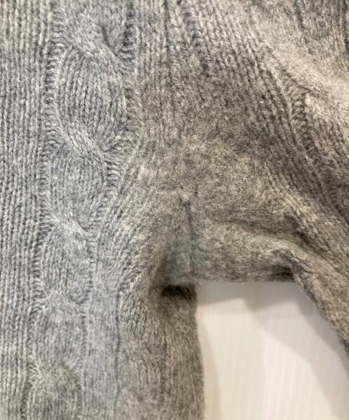 POLO RALPH LAUREN（ポロ・ラルフローレン）POLO RALPH LAUREN (ポロ・ラルフローレン) ケーブルニット グレー サイズ:Sの古着・服飾アイテム