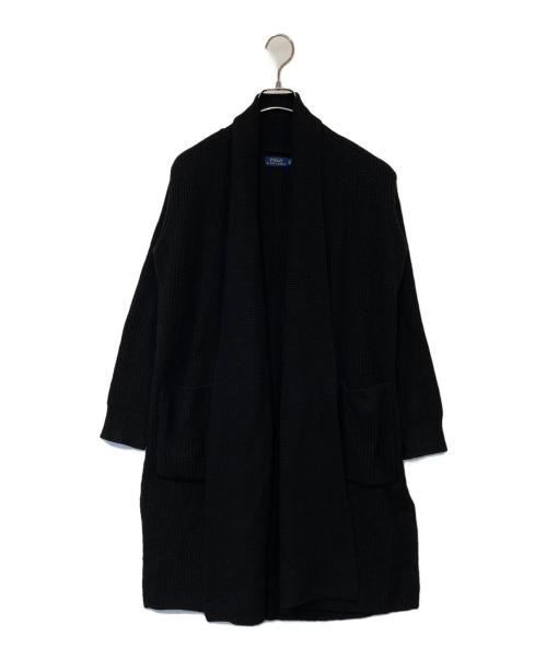 POLO RALPH LAUREN（ポロ・ラルフローレン）POLO RALPH LAUREN (ポロ・ラルフローレン) ショールカラーカーディガン 0200011540 ブラック サイズ:XSの古着・服飾アイテム