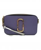 Marc by Marc Jacobsマークバイマークジェイコブス）の古着「ザ スナップショット カラーブロック　H172L01SP22」｜パープル