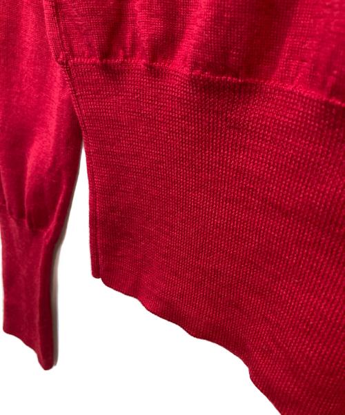 Vivienne Westwood RED LABEL（ヴィヴィアンウエストウッドレッドレーベル）Vivienne Westwood RED LABEL (ヴィヴィアンウエストウッドレッドレーベル) 薄手カーディガン レッド サイズ:3の古着・服飾アイテム