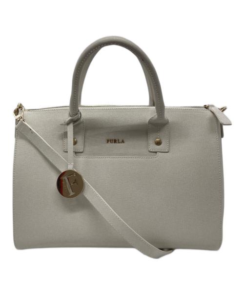 FURLA（フルラ）FURLA (フルラ) 2WAYショルダーバッグ ホワイトの古着・服飾アイテム