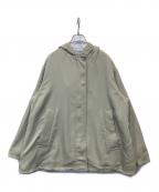 BEAUTY&YOUTHビューティーアンドユース）の古着「ナイロンツイルフーディ　1625-144-5238」｜ライトグリーン