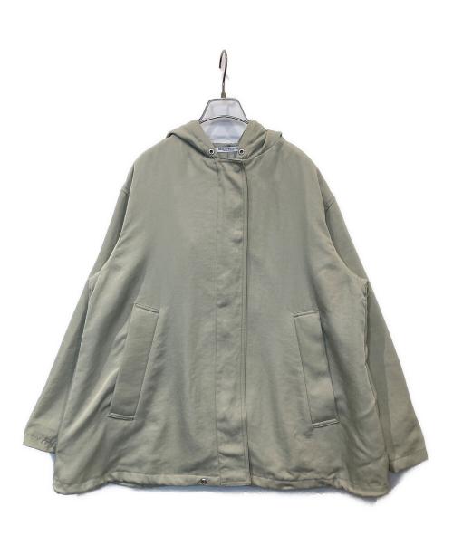 BEAUTY&YOUTH（ビューティーアンドユース）BEAUTY&YOUTH (ビューティーアンドユース) ナイロンツイルフーディ　1625-144-5238 ライトグリーン サイズ:M 未使用品の古着・服飾アイテム