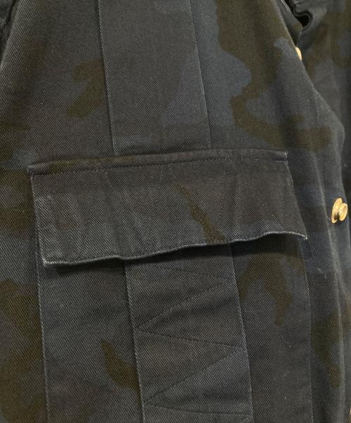 BALMAIN（バルマン）BALMAIN (バルマン) カモフラージュジャケット W7H1032T146 ネイビー サイズ:39の古着・服飾アイテム