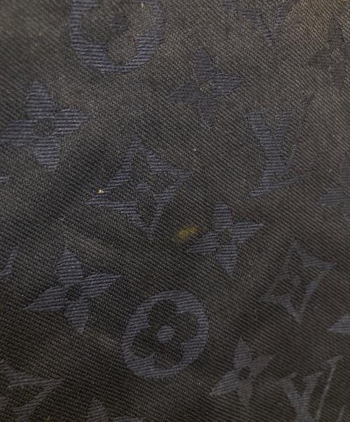 LOUIS VUITTON（ルイ ヴィトン）LOUIS VUITTON (ルイ ヴィトン) モノグラムウールシルクマフラー 402336 ネイビーの古着・服飾アイテム