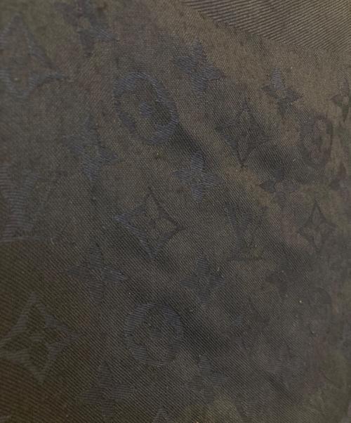 LOUIS VUITTON（ルイ ヴィトン）LOUIS VUITTON (ルイ ヴィトン) モノグラムウールシルクマフラー 402336 ネイビーの古着・服飾アイテム