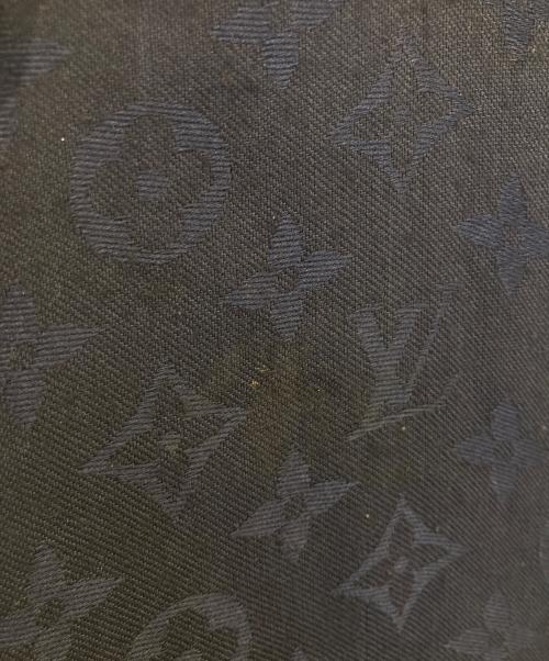LOUIS VUITTON（ルイ ヴィトン）LOUIS VUITTON (ルイ ヴィトン) モノグラムウールシルクマフラー 402336 ネイビーの古着・服飾アイテム