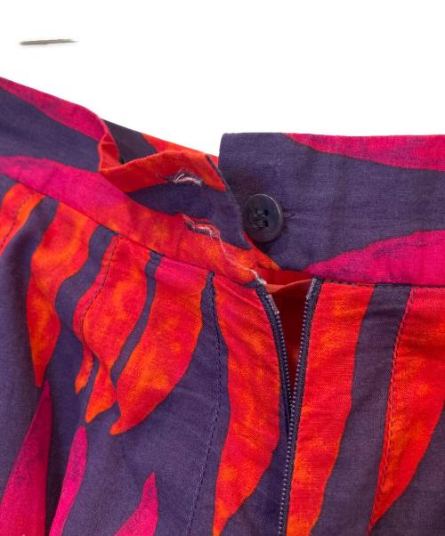 marimekko（マリメッコ）marimekko (マリメッコ) ガウチョパンツ　52041-34820 ネイビー×レッド サイズ:36の古着・服飾アイテム