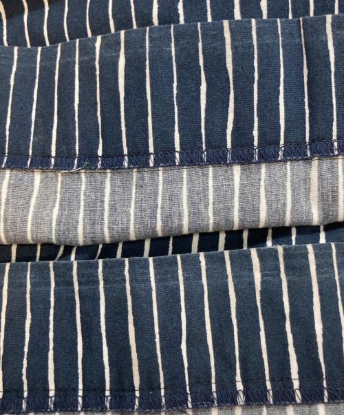 marimekko（マリメッコ）marimekko (マリメッコ) ストライプワイドパンツ　YL0225 ネイビー サイズ:36の古着・服飾アイテム