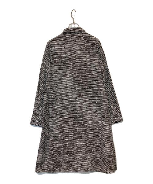 marimekko（マリメッコ）marimekko (マリメッコ) 波模様シャツワンピース　161649 ブラック サイズ:36の古着・服飾アイテム