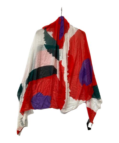 marimekko（マリメッコ）marimekko (マリメッコ) SIVULLINEN ISO VIKURI（サイドビッグヴィクリ）　518447 レッドの古着・服飾アイテム