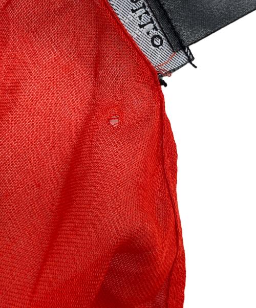 marimekko（マリメッコ）marimekko (マリメッコ) SIVULLINEN ISO VIKURI（サイドビッグヴィクリ）　518447 レッドの古着・服飾アイテム