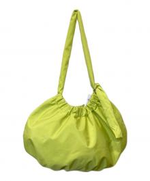 BEAUTY&YOUTH（ビューティーアンドユース）の古着「ラウンド タイ ショルダーバッグ 1832-699-6598-6100」｜イエロー