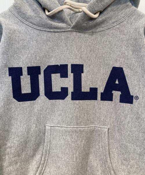 Champion（チャンピオン）Champion (チャンピオン) リバースウィーブ プルオーバー フードスウェットシャツ　C5-U101 グレー サイズ:Sの古着・服飾アイテム