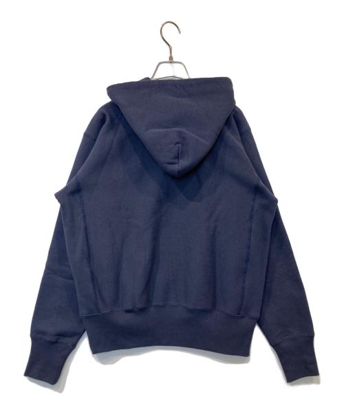 Champion REVERSE WEAVE（チャンピオン リバース ウィーブ）Champion REVERSE WEAVE (チャンピオン リバース ウィーブ) フーデッドスウェットシャツ　C3-W111 ネイビー サイズ:Mの古着・服飾アイテム
