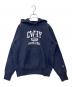 Champion REVERSE WEAVE（チャンピオン リバース ウィーブ）の古着「フーデッドスウェットシャツ　C3-W111」｜ネイビー