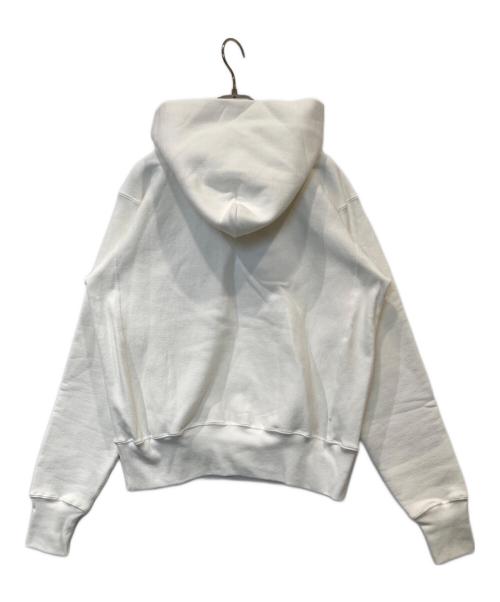 Champion REVERSE WEAVE（チャンピオン リバース ウィーブ）Champion REVERSE WEAVE (チャンピオン リバース ウィーブ) リバースウィーブプルオーバーパーカー　C5-U101 アイボリー サイズ:Mの古着・服飾アイテム