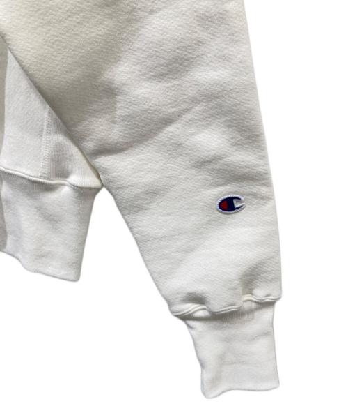 Champion REVERSE WEAVE（チャンピオン リバース ウィーブ）Champion REVERSE WEAVE (チャンピオン リバース ウィーブ) リバースウィーブプルオーバーパーカー　C5-U101 アイボリー サイズ:Mの古着・服飾アイテム