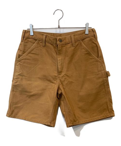 CarHartt（カーハート）CarHartt (カーハート) ダック地ペインターハーフパンツ　B25 BRN ブラウン サイズ:32の古着・服飾アイテム