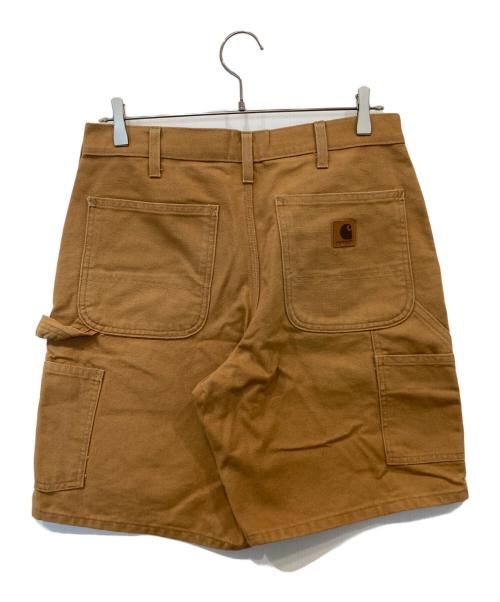 CarHartt（カーハート）CarHartt (カーハート) ダック地ペインターハーフパンツ　B25 BRN ブラウン サイズ:32の古着・服飾アイテム