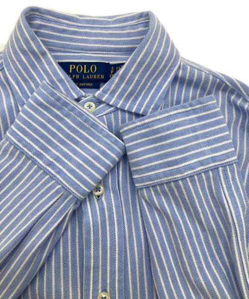 POLO RALPH LAUREN（ポロ・ラルフローレン）POLO RALPH LAUREN (ポロ・ラルフローレン) ストライプシャツ ブルー サイズ:Sの古着・服飾アイテム