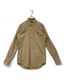 POLO RALPH LAUREN（ポロ・ラルフローレン）の古着「長袖シャツ」｜ベージュ