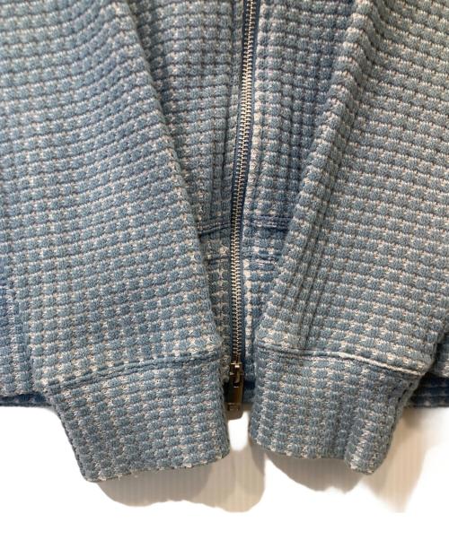 Seagreen（シーグリーン）Seagreen (シーグリーン) コットンワッフル ダブルジップパーカー MSEA21S0846-M ブルー サイズ:03の古着・服飾アイテム