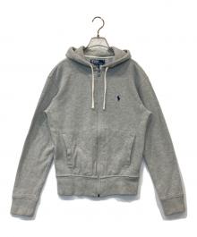 POLO RALPH LAUREN（ポロ・ラルフローレン）の古着「ジップパーカー MNBLKNIM1C00074」｜グレー