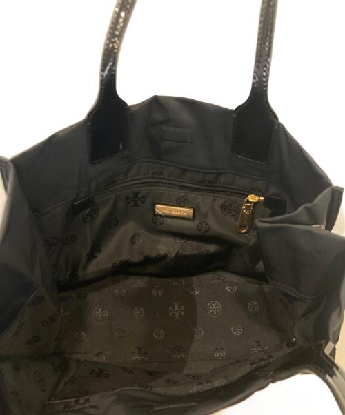 TORY BURCH（トリーバーチ）TORY BURCH (トリーバーチ) エラナイロントートバッグ ブラックの古着・服飾アイテム