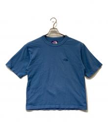 THE NORTHFACE PURPLELABEL（ザ・ノースフェイス パープルレーベル）の古着「7oz Printed Embroidery Tee 7オンス プリンテッド エンブロイダリー ティー NT3335N」｜ブルー