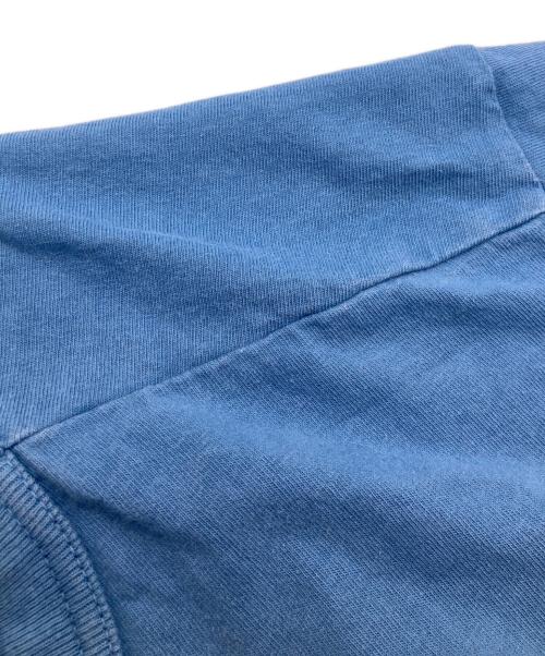 THE NORTHFACE PURPLELABEL（ザ・ノースフェイス パープルレーベル）THE NORTHFACE PURPLELABEL (ザ・ノースフェイス パープルレーベル) 7oz Printed Embroidery Tee 7オンス プリンテッド エンブロイダリー ティー NT3335N ブルー サイズ:Mの古着・服飾アイテム