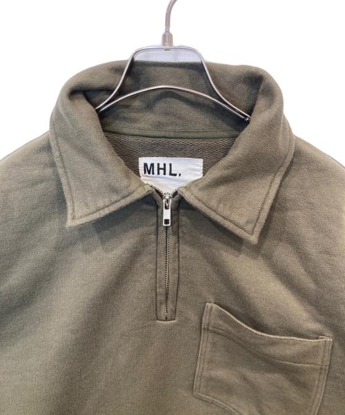 MHL（エムエイチエル）MHL (エムエイチエル) ハーフジップスウェット　595-9269504 オリーブ サイズ:2の古着・服飾アイテム