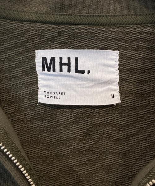 MHL（エムエイチエル）MHL (エムエイチエル) ハーフジップスウェット　595-9269504 オリーブ サイズ:2の古着・服飾アイテム