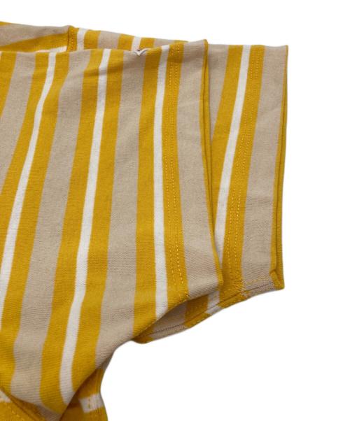 DANTON（ダントン）DANTON (ダントン) ボーダーカットソー　DT-C0311 TCB ホワイト×イエロー サイズ:S 未使用品の古着・服飾アイテム