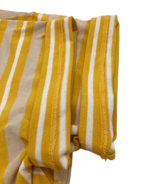 DANTON（ダントン）DANTON (ダントン) ボーダーカットソー　DT-C0311 TCB ホワイト×イエロー サイズ:S 未使用品の古着・服飾アイテム