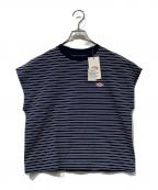 DANTONダントン）の古着「ボーダーカットソー　DT-C0403 FLC」｜ホワイト×ネイビー