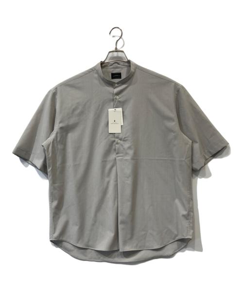 green label relaxing（グリーンレーベルリラクシング）green label relaxing (グリーンレーベルリラクシング) ウォッシャブルトロ バンドカラー 半袖 プルオーバー　3216-108-1838 アイボリー サイズ:L 未使用品の古着・服飾アイテム